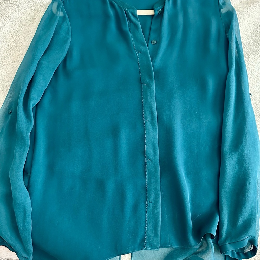 Elie Tahri Teal Women's Blouse